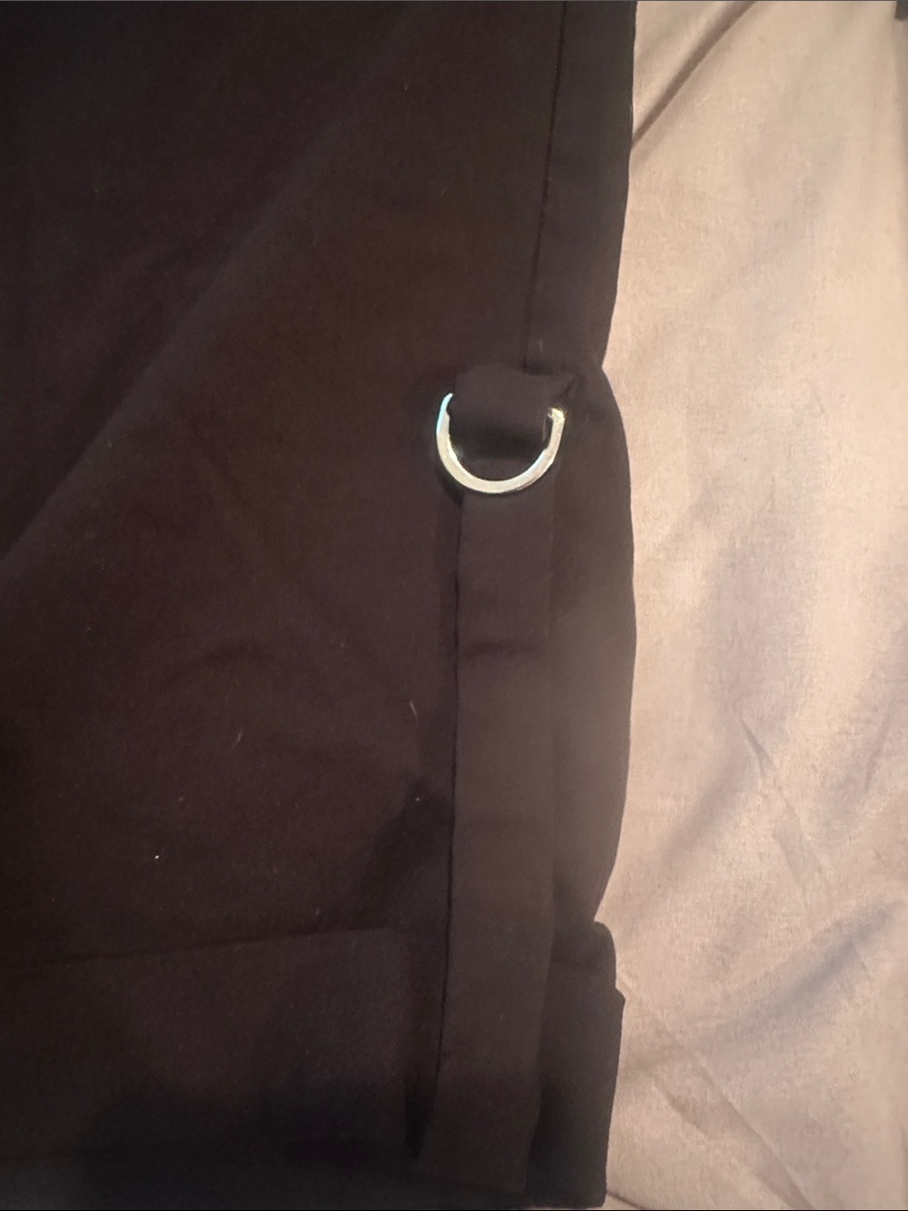 Bella Rose Closet Black Bermuda Shorts with Utility Pockets - Picture 4 of 5